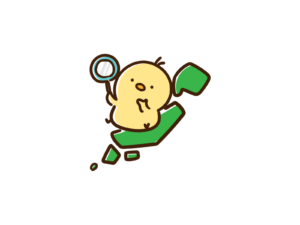 ペーパードライバー講習 ロゴ:地図とひよこ