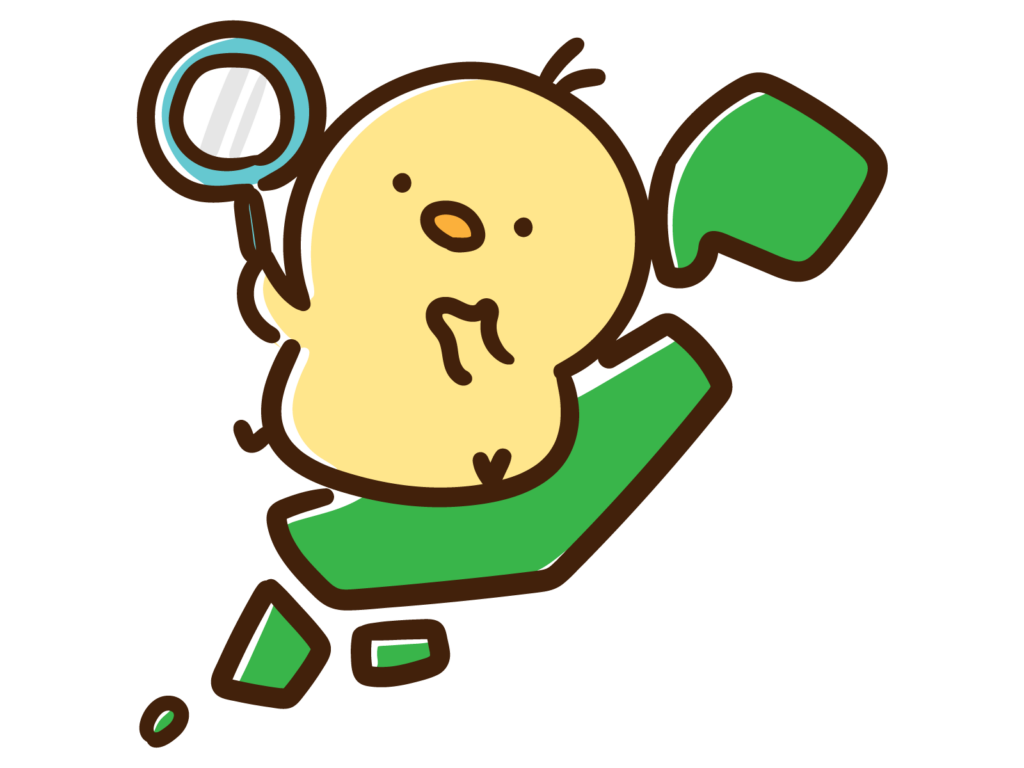 地図とひよこ