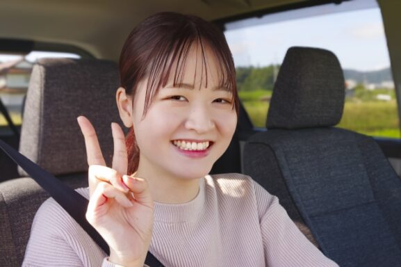ペーパードライバー講習 笑顔の女性受講生