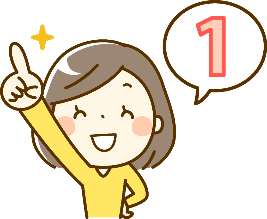 ペーパードライバー講習 ペーパードライバー24:もう1時間頑張る 笑顔の女性が指で1